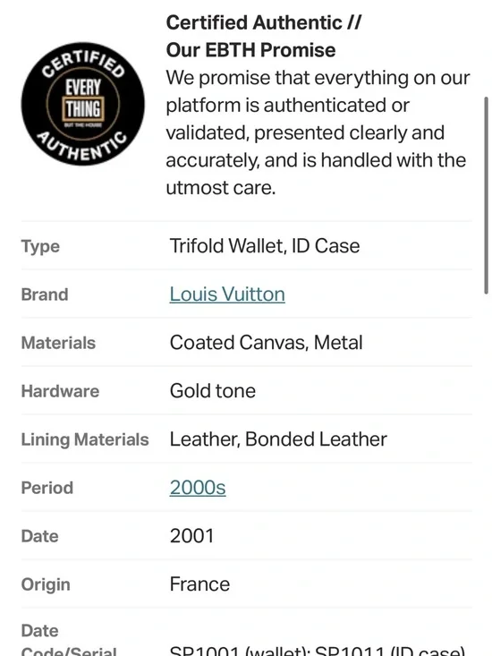 Louis Vuitton Porte-Tresor Monogram Canvas Wallet - Picture 2 of 16